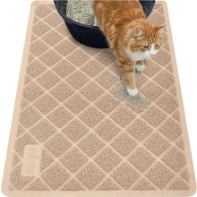 Cushioned Cat Litter Trapping Mat with Deep Grooves