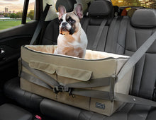 Medium Dog Car Booster Seat with Dual Safety Leashes