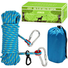 Portable Reflective Dog Tie-Out Trolley Cable for Camping