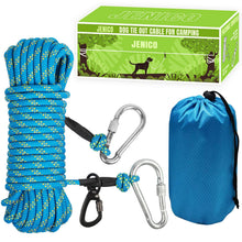 Portable Reflective Dog Tie-Out Trolley Cable for Camping