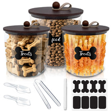 Airtight Dog Food Storage Container with Bamboo Lid
