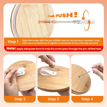 Airtight Dog Food Storage Container with Bamboo Lid