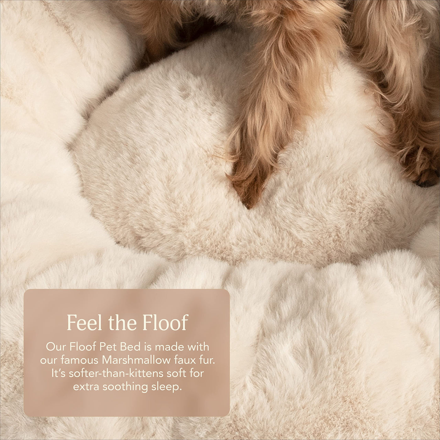 Extra Soft Faux Fur Pet Bed with Washable Cover