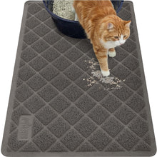 Cushioned Cat Litter Trapping Mat with Deep Grooves