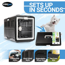 Collapsible Hard-Sided Pet Carrier & Travel Crate