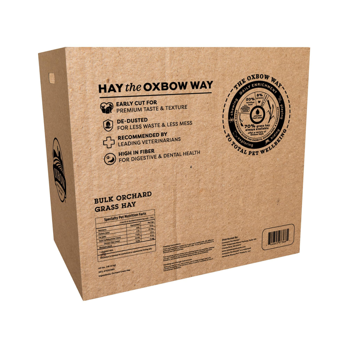 Orchard Grass Hay for Rabbits and Small Pets