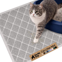 Cushioned Cat Litter Trapping Mat with Deep Grooves