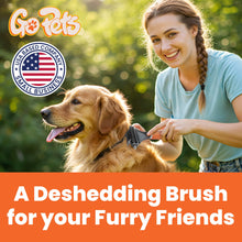 Self-Cleaning Slicker Brush & Deshedding Comb for Pets