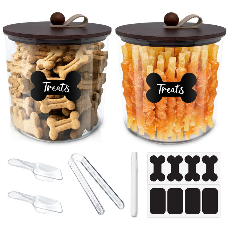 Airtight Dog Food Storage Container with Bamboo Lid