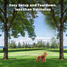 Portable Reflective Dog Tie-Out Trolley Cable for Camping