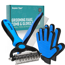 Double-Sided Dematting & Shedding Rake for Dogs & Cats