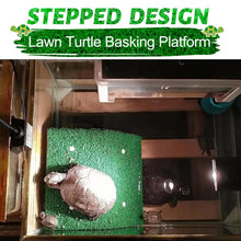 Turtle Basking Platform with Grass Aquarium Ramp