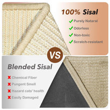 Natural Sisal Cat Scratcher Toy with Ball Track