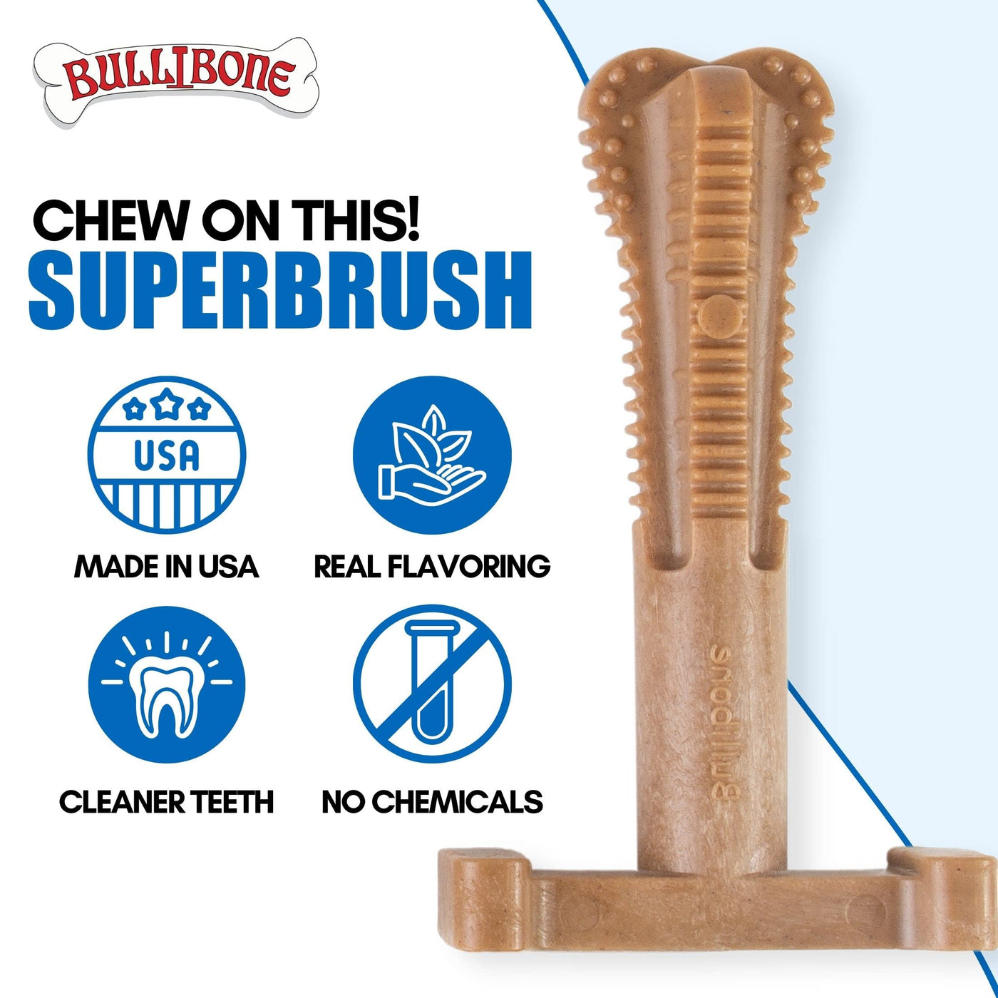 Long-Lasting Nylon Toothbrush Chew Toy for Dogs