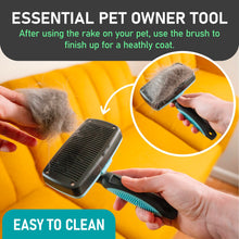 Double-Sided Dematting & Shedding Rake for Dogs & Cats