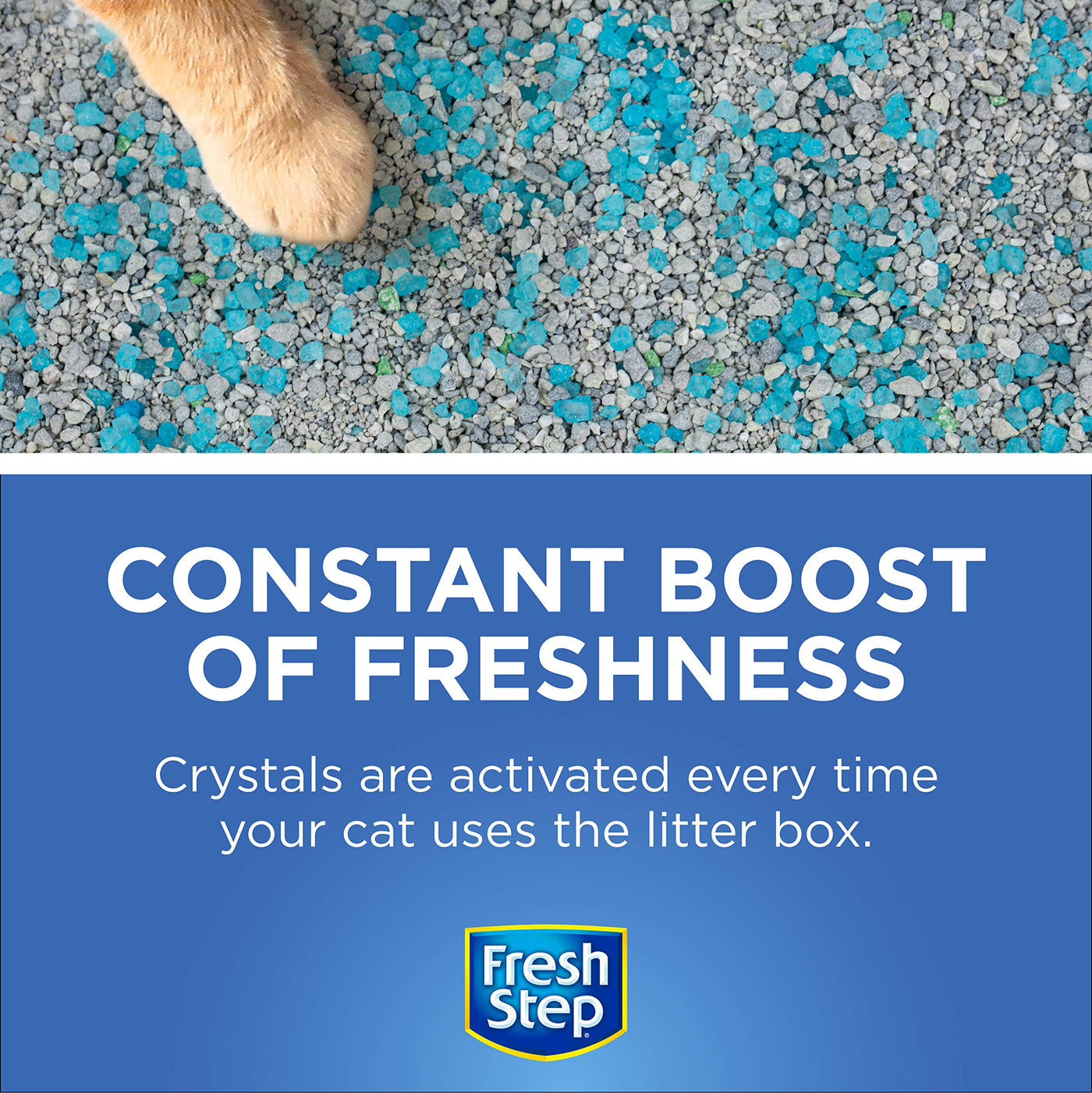 Litter Box Deodorizing Crystals for Fresh Odor Control