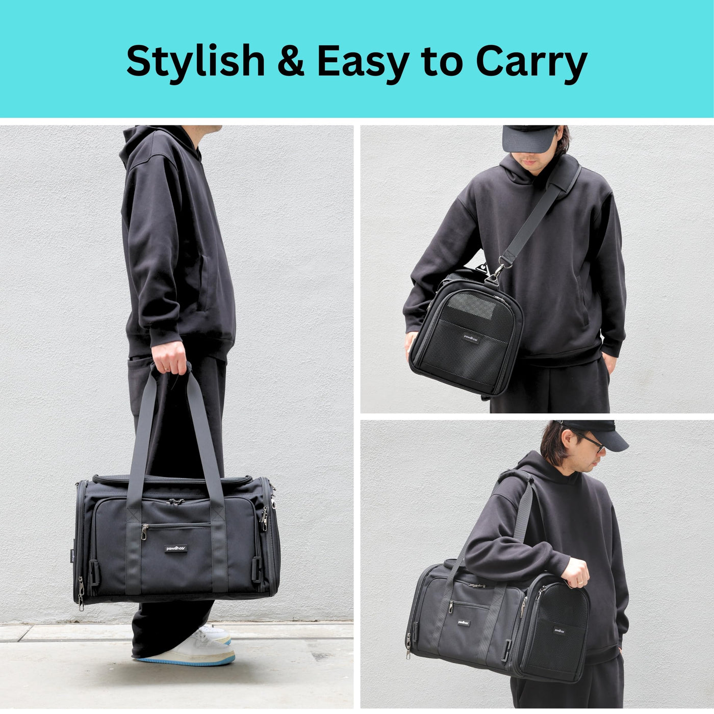 Crash-Tested 3-in-1 Pet Carrier & Car Seat